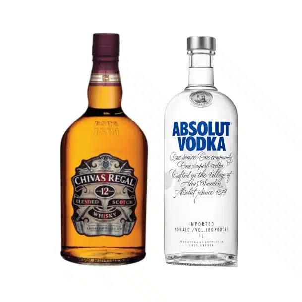 PROMOCIÓN CHIVAS MAS ABSOLUT Botella de 750ml