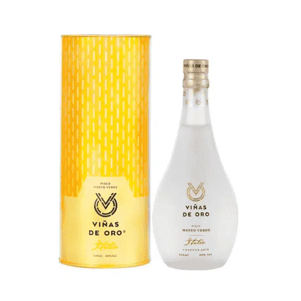 PISCO MOSTO VERDE ITALIA VIÑAS DE ORO Botella de 500ml