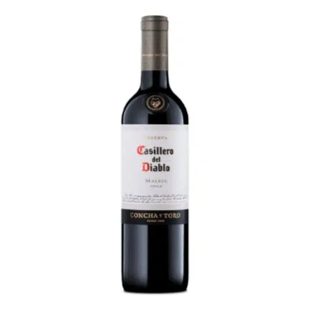 VINO CASILLERO DEL DIABLO MALBEC Botella de 750 ml