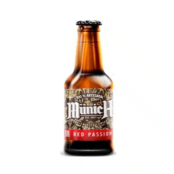 CERVEZA ARTESANAL MUNICH RED PASSION Botella de 330ml