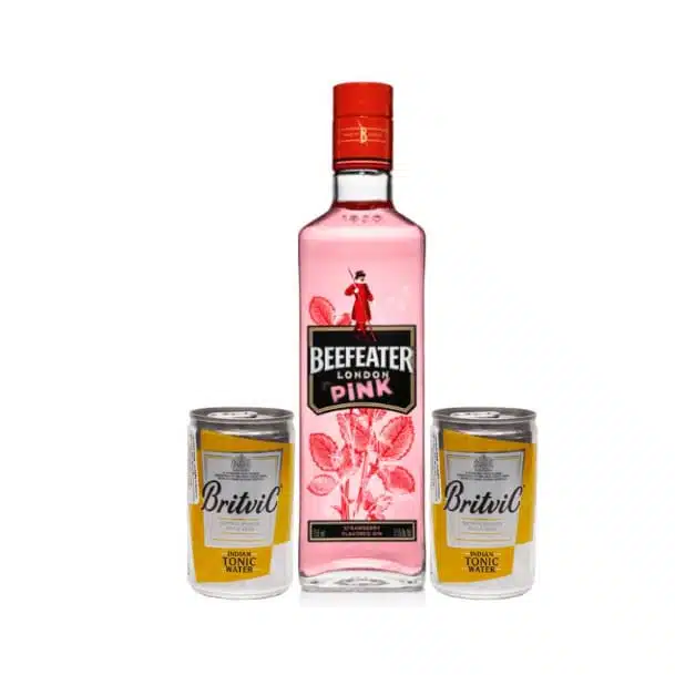 PROMOCION BEEFEATER PINK Botella de 750ml + 2 TONICAS BRITVIC