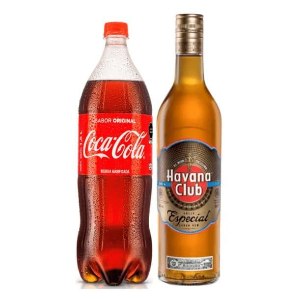 Promoción Havana Club Anejo Especial 700 ML + Coca Cola Original  LT