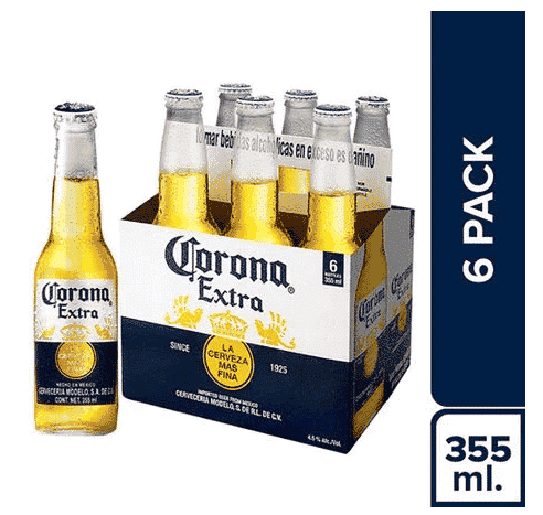 CERVEZA CORONA EXTRA Botella de 355ML Pack 6 unidades, cómpralo en Licoreria247.pe y pide el mejor delivery de cervezas de todo lima