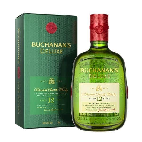 WHISKY BUCHANANS 12 AÑOS Botella de 750 ML