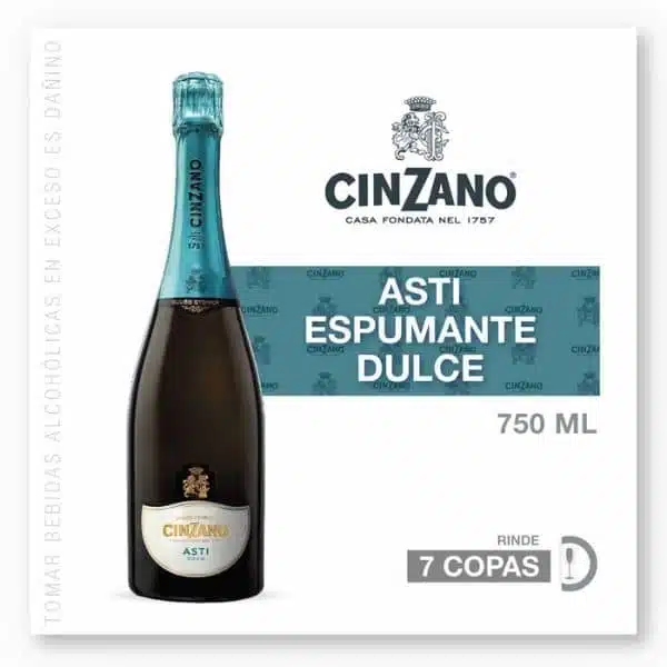 ESPUMANTE CINZANO Asti Botella de 750ml