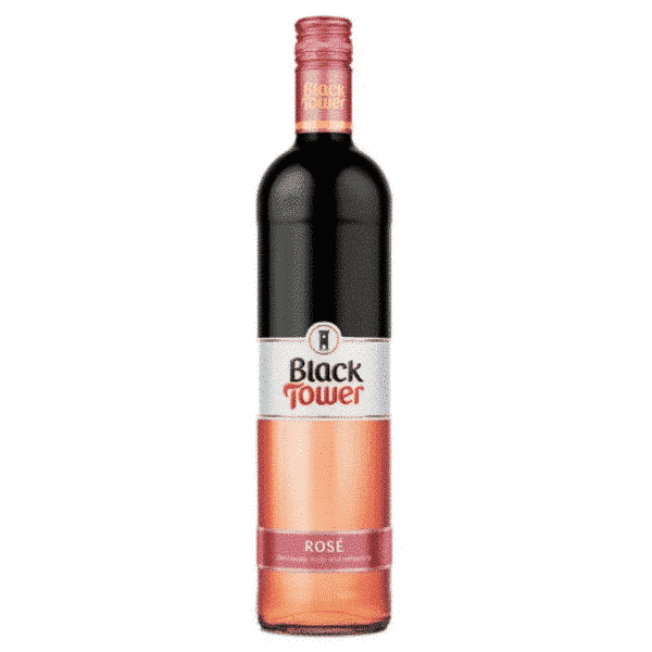 Vino Rosé Black Tower Botella 750ml
