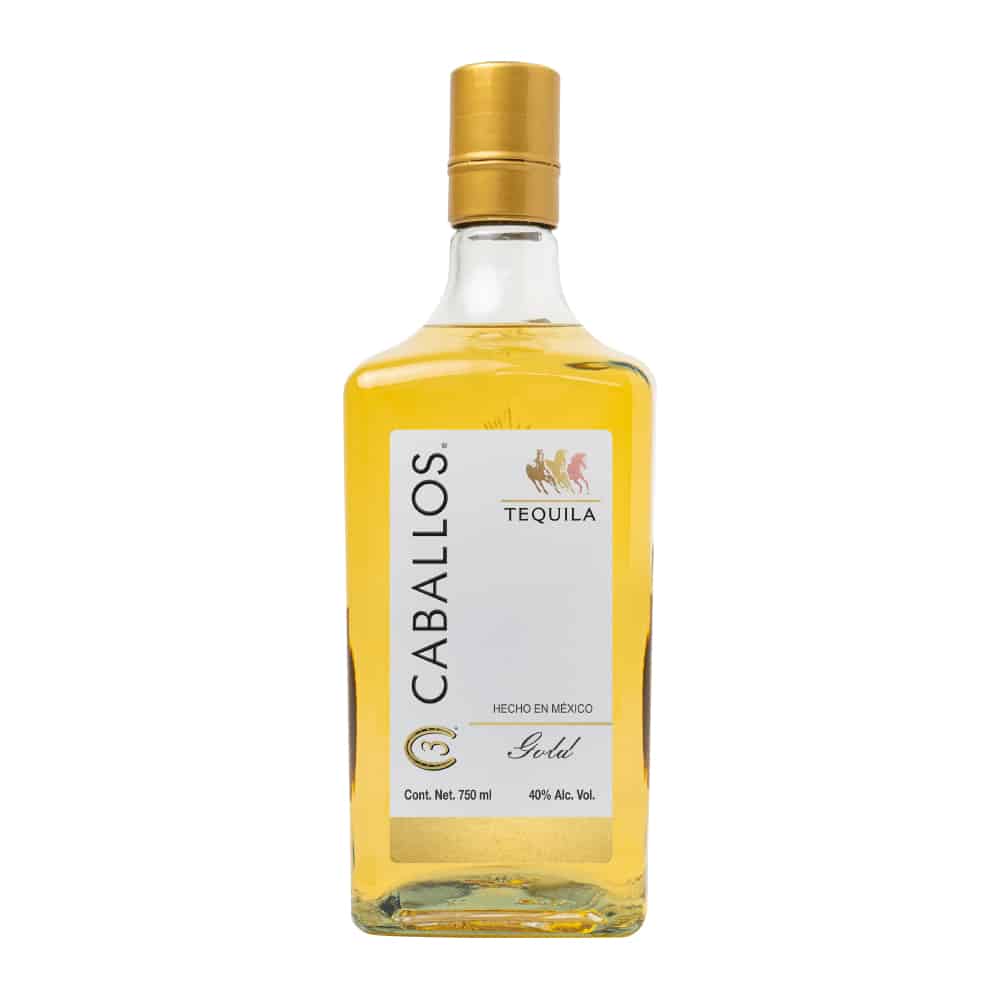 Tequila 3 Caballos Gold 750ml
