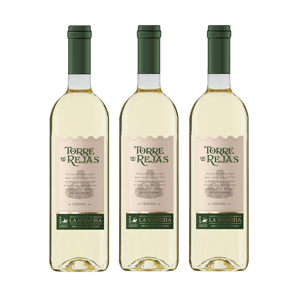 Vino Torre de Rejas Verdejo 750ml X 3 Botellas